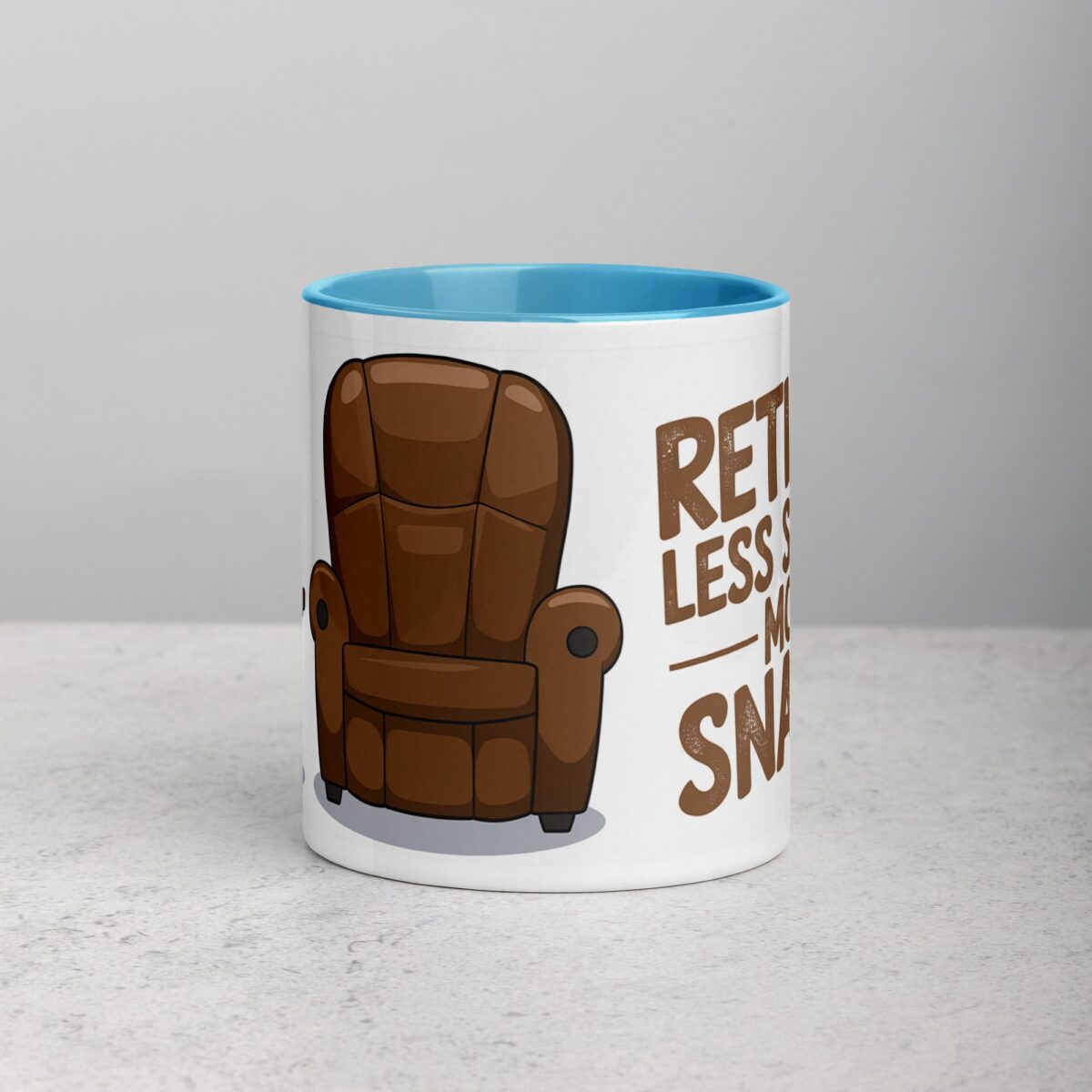 Retired: Less Stress, More Snacks Coffee Mug - Image 13