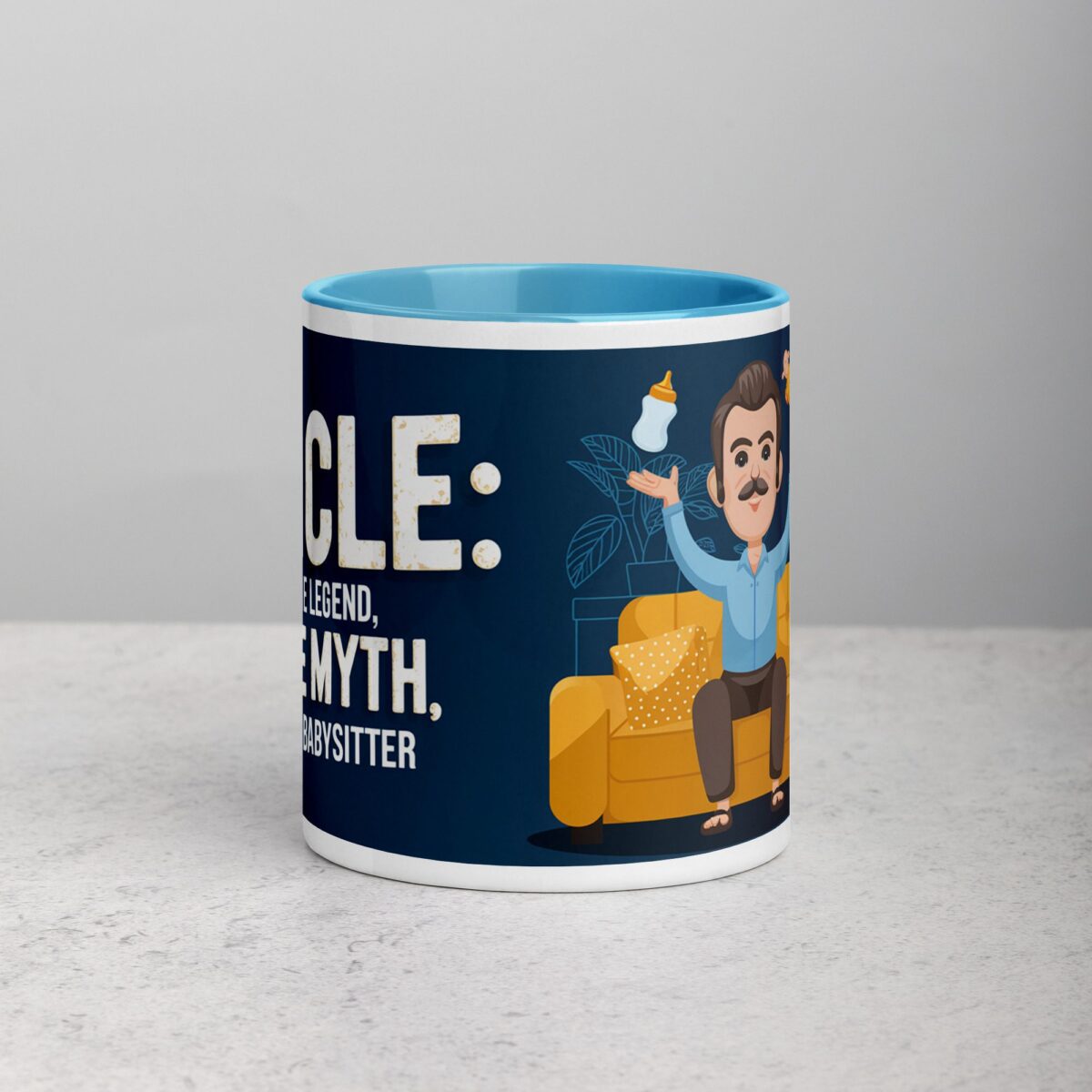 Uncle: The Legend, The Myth, The Babysitter Coffee Mug - Image 13