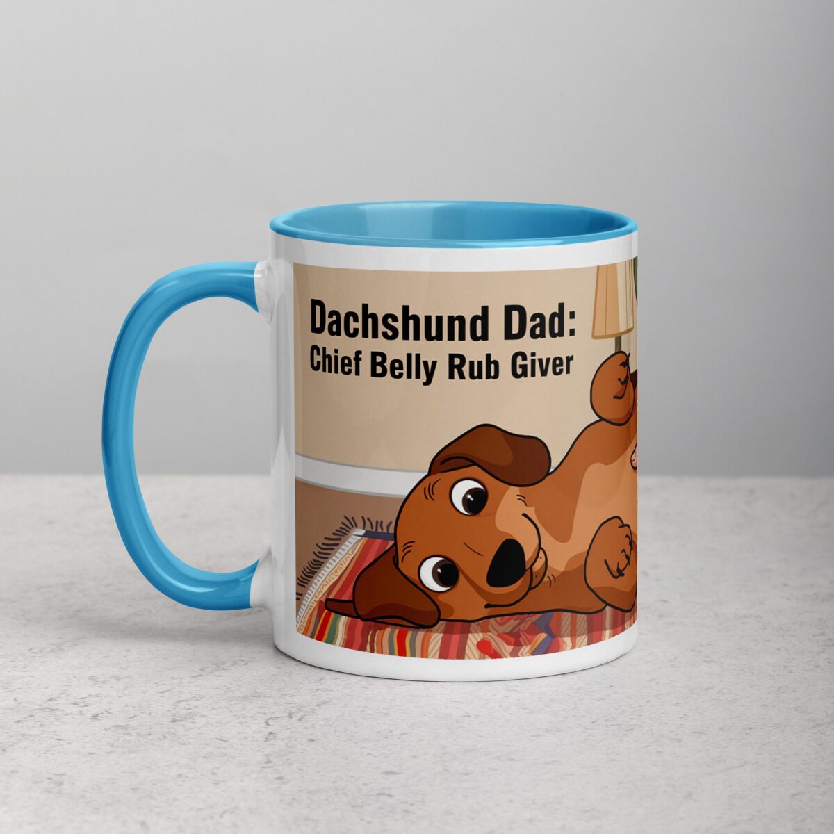 Dachshund Dad: Chief Belly Rub Giver Coffee Mug - Image 14