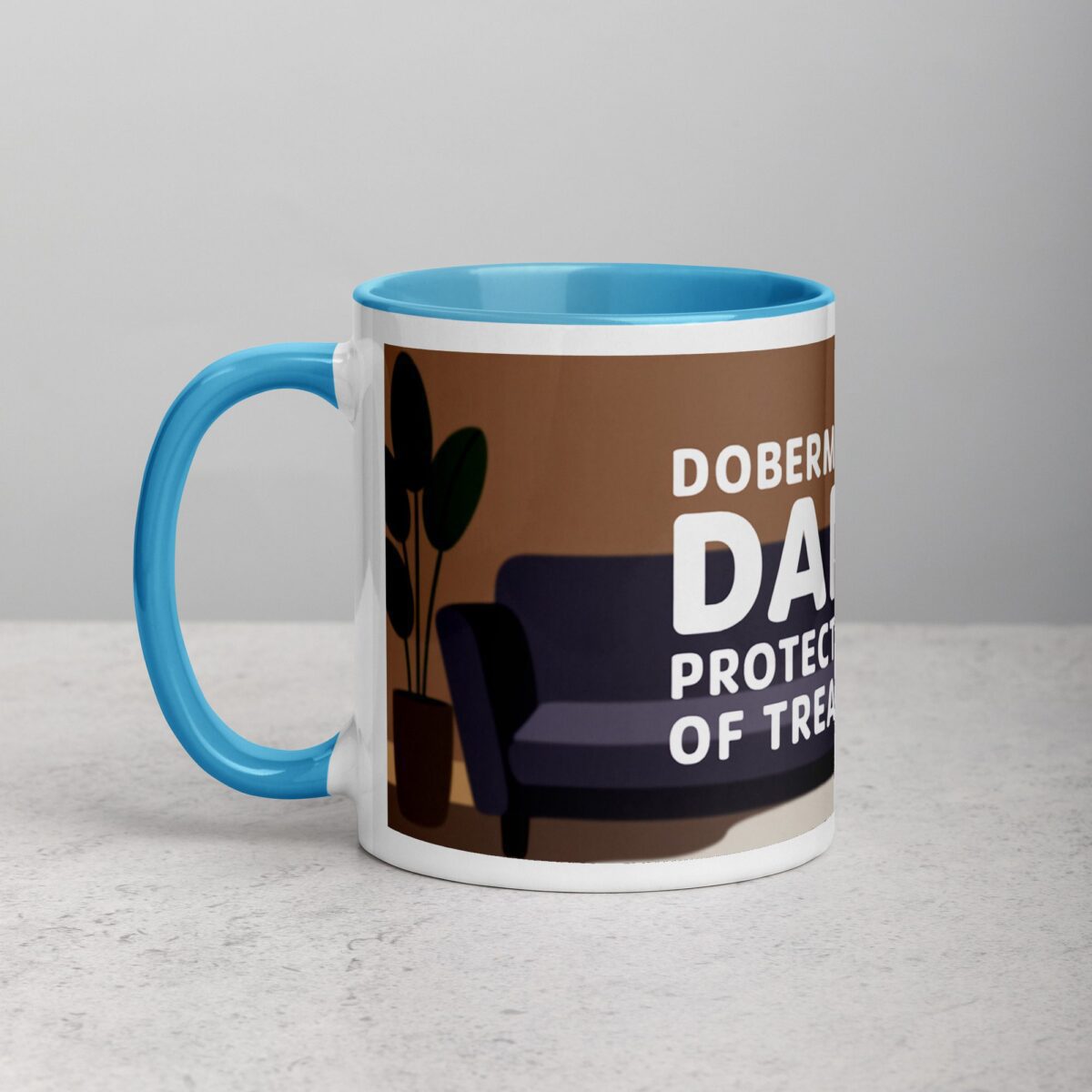 Doberman Dad: Protector of Treats Coffee Mug - Image 14