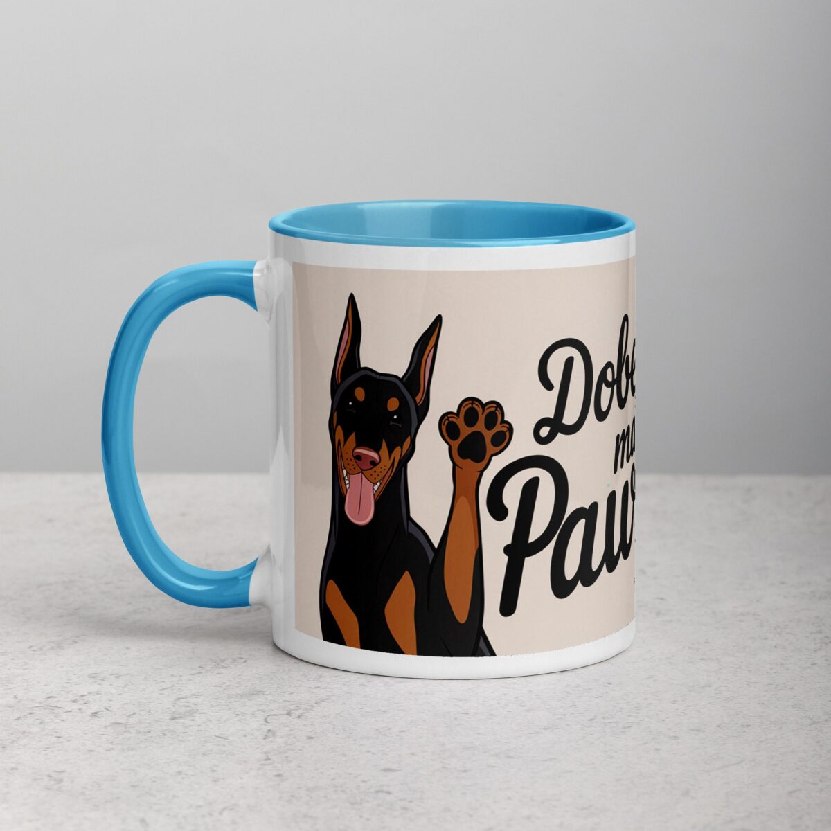 Dobermans Make Life Pawsome Coffee Mug - Image 15