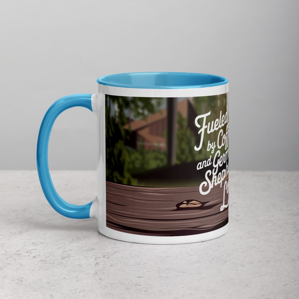 Fueled by Coffee and German Shepherd Love Mug - Image 14