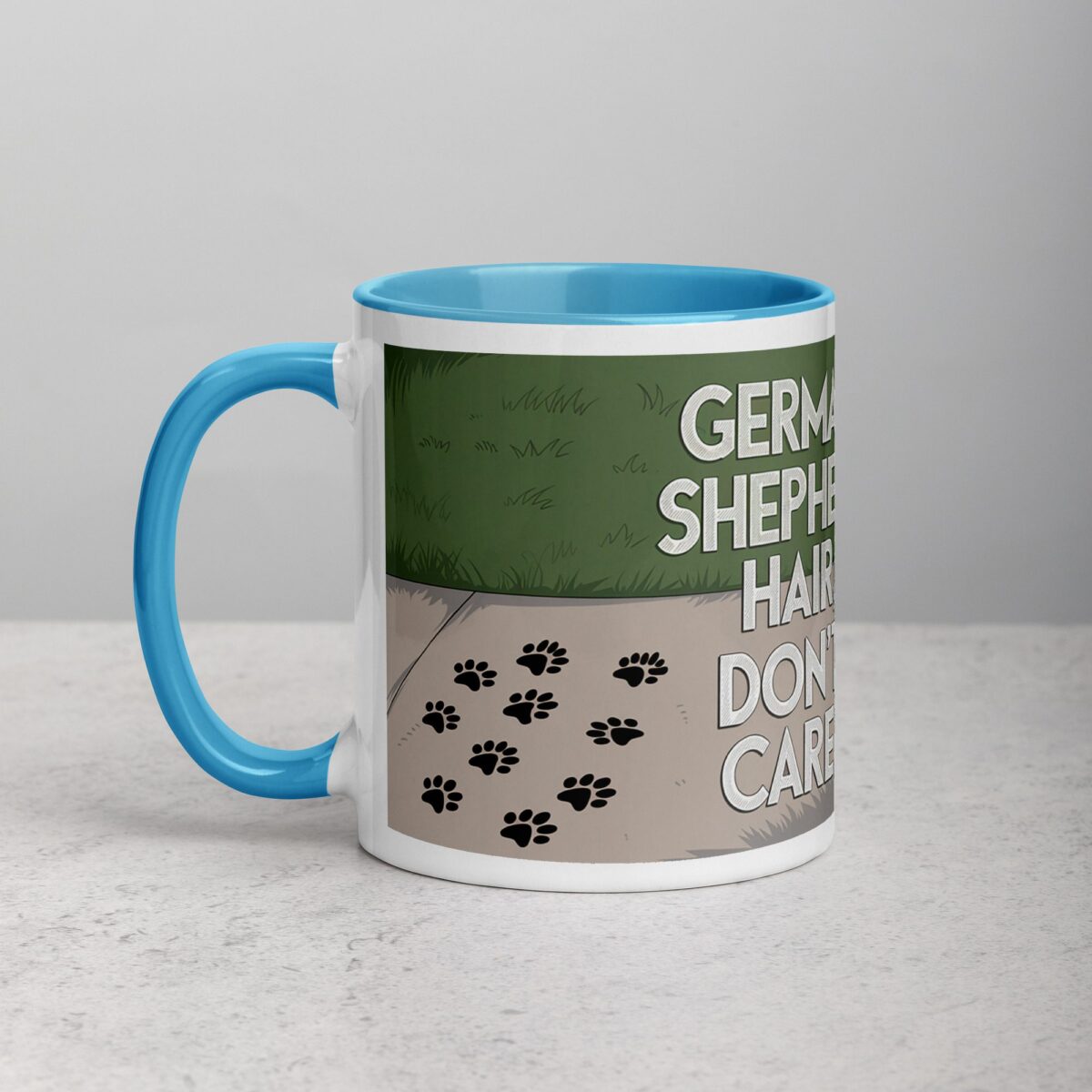 German Shepherd Hair, Don’t Care Coffee Mug - Image 14