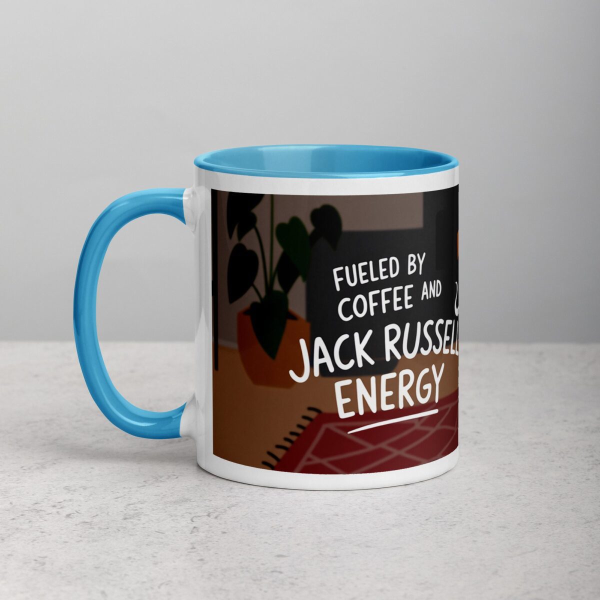 Fueled by Coffee and Jack Russell Energy Mug - Image 14