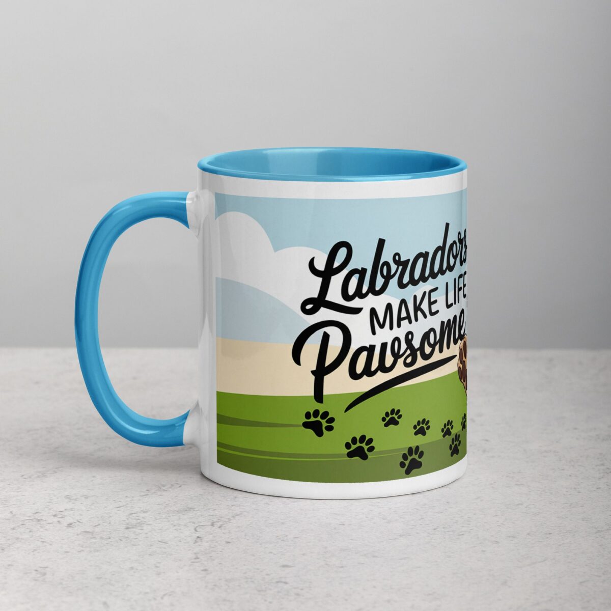 Labradors Make Life Pawsome Coffee Mug - Image 14