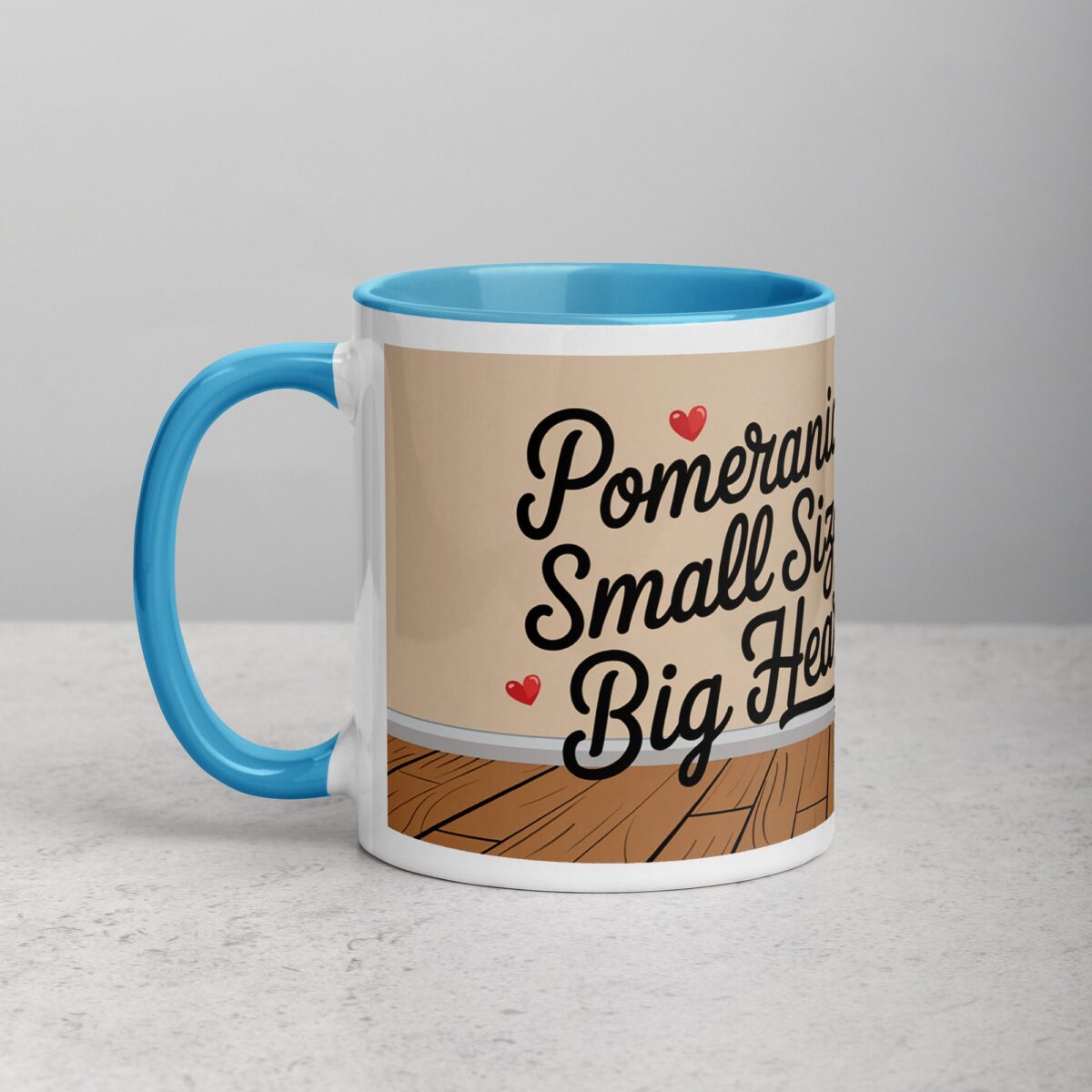 Pomeranians: Small Size, Big Heart Coffee Mug - Image 14