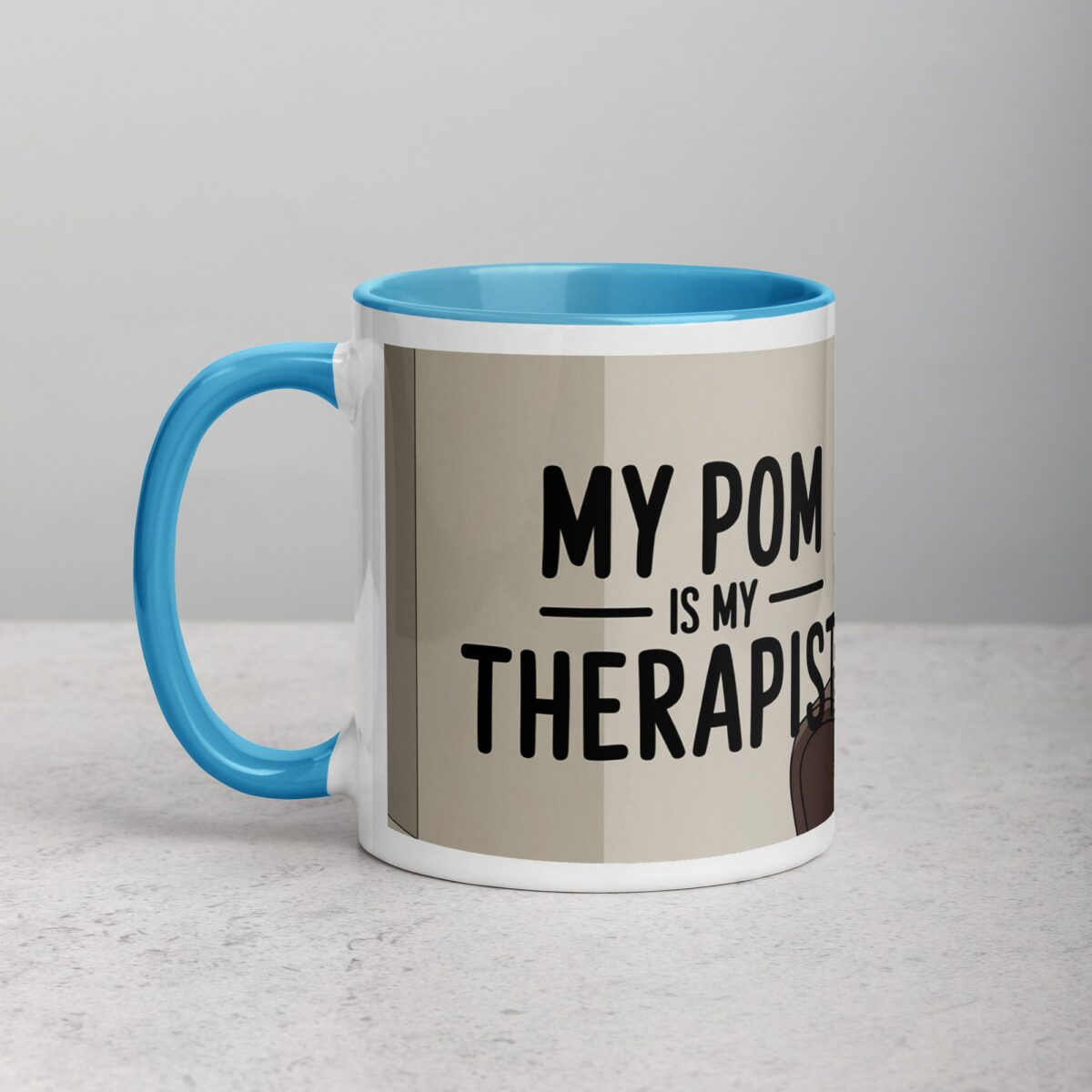 My Pom Is My Therapist Coffee Mug - Image 14