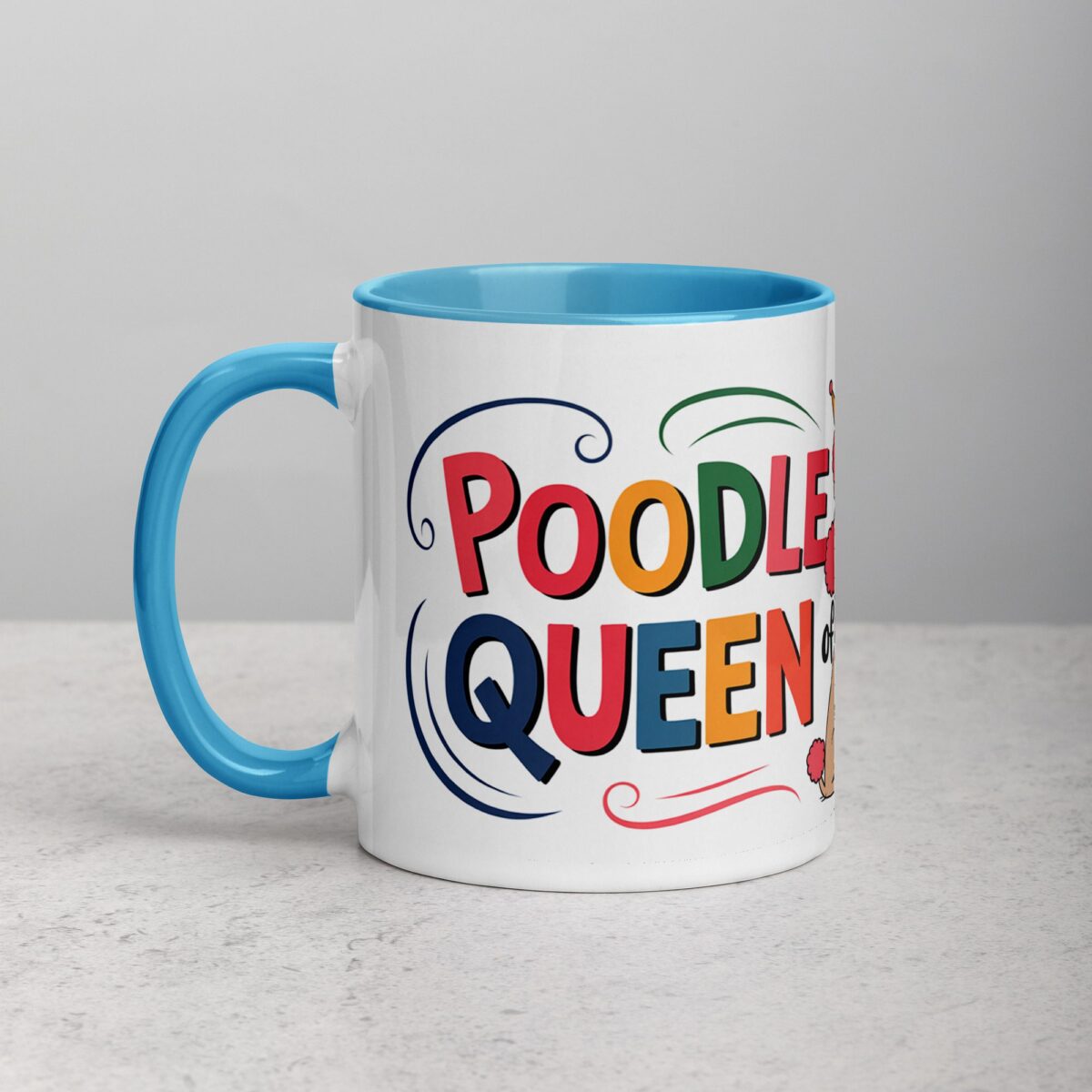 Poodle Mom: Queen of Curls Coffee Mug - Image 14