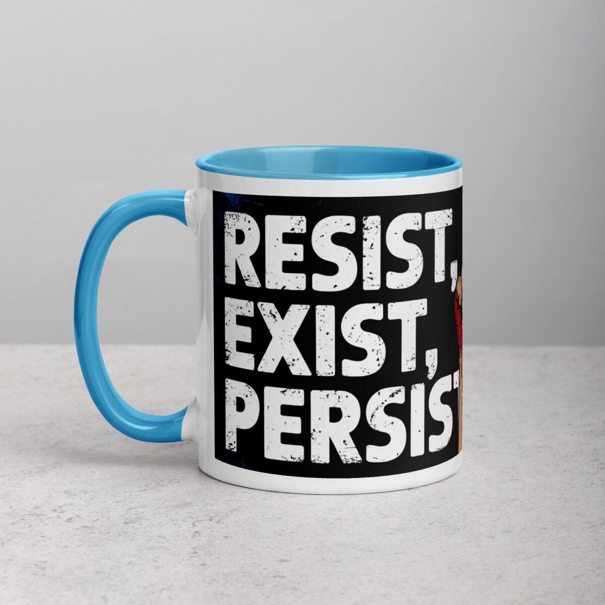 Resist, Exist, Persist Palestine Mug - Image 14