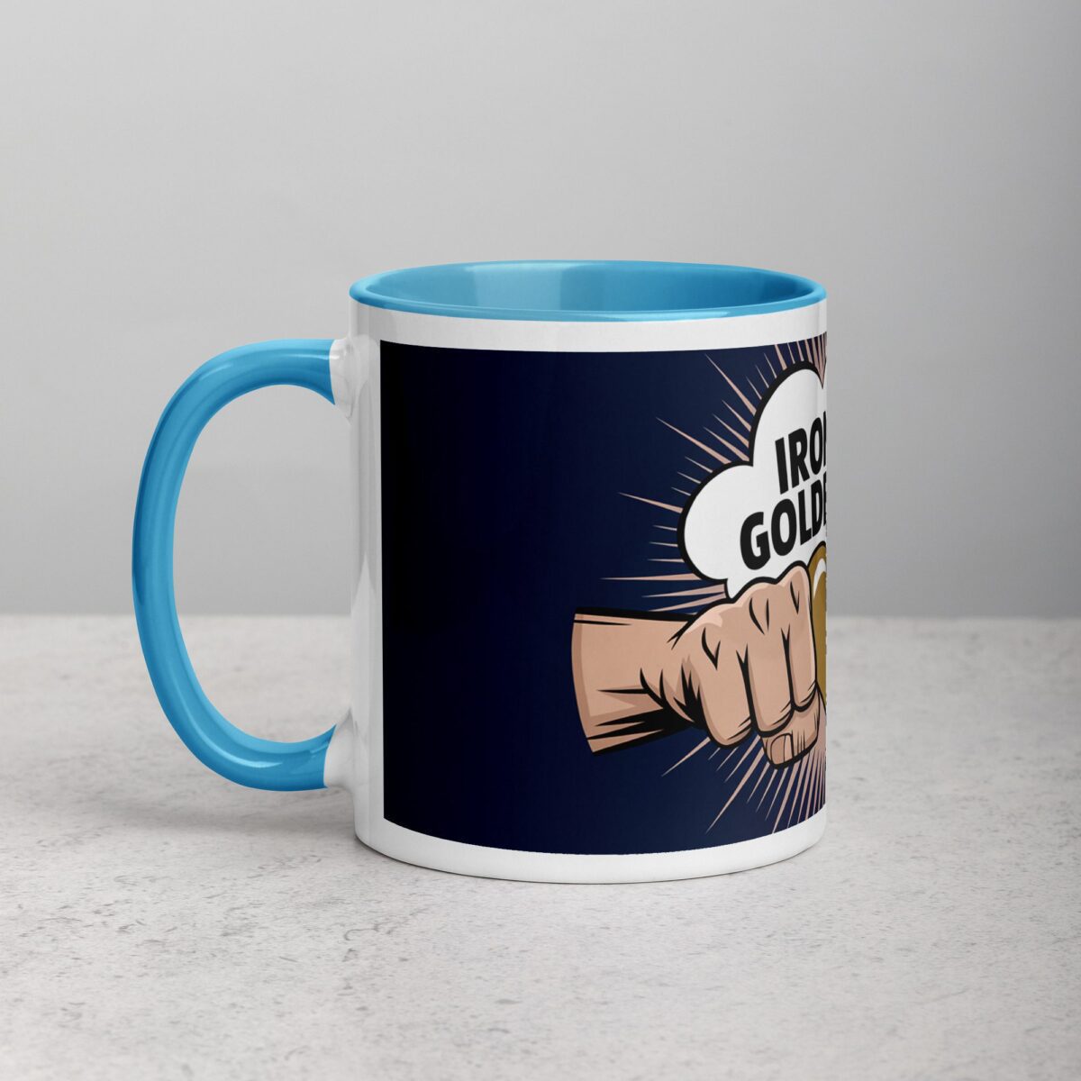 Iron Fists, Golden Heart Boxing Mug - Image 14