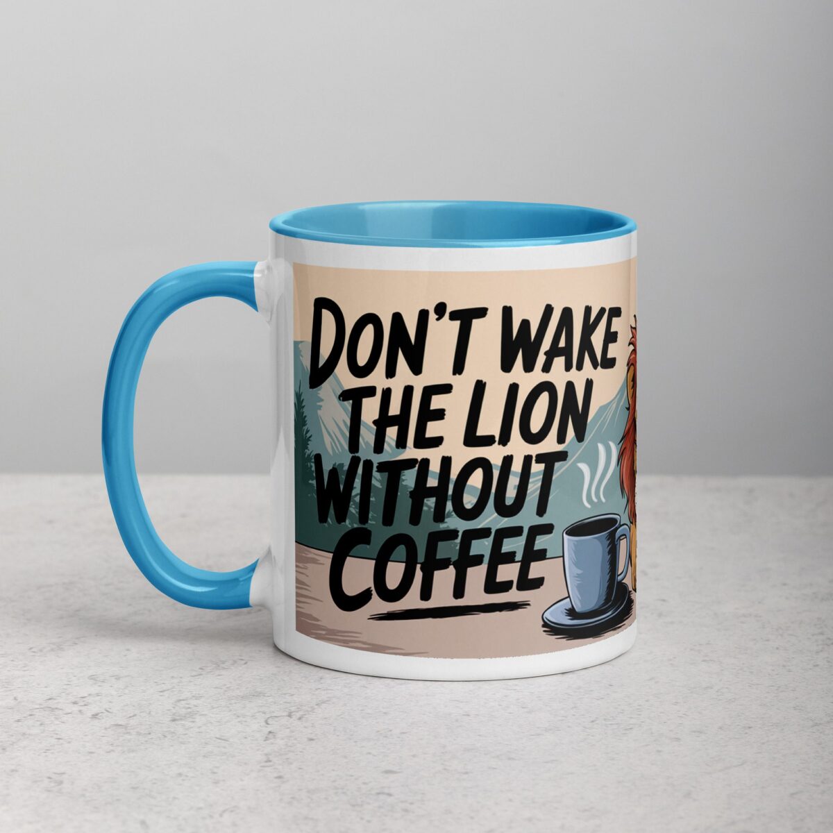 Don’t Wake the Lion Without Coffee Mug - Image 14