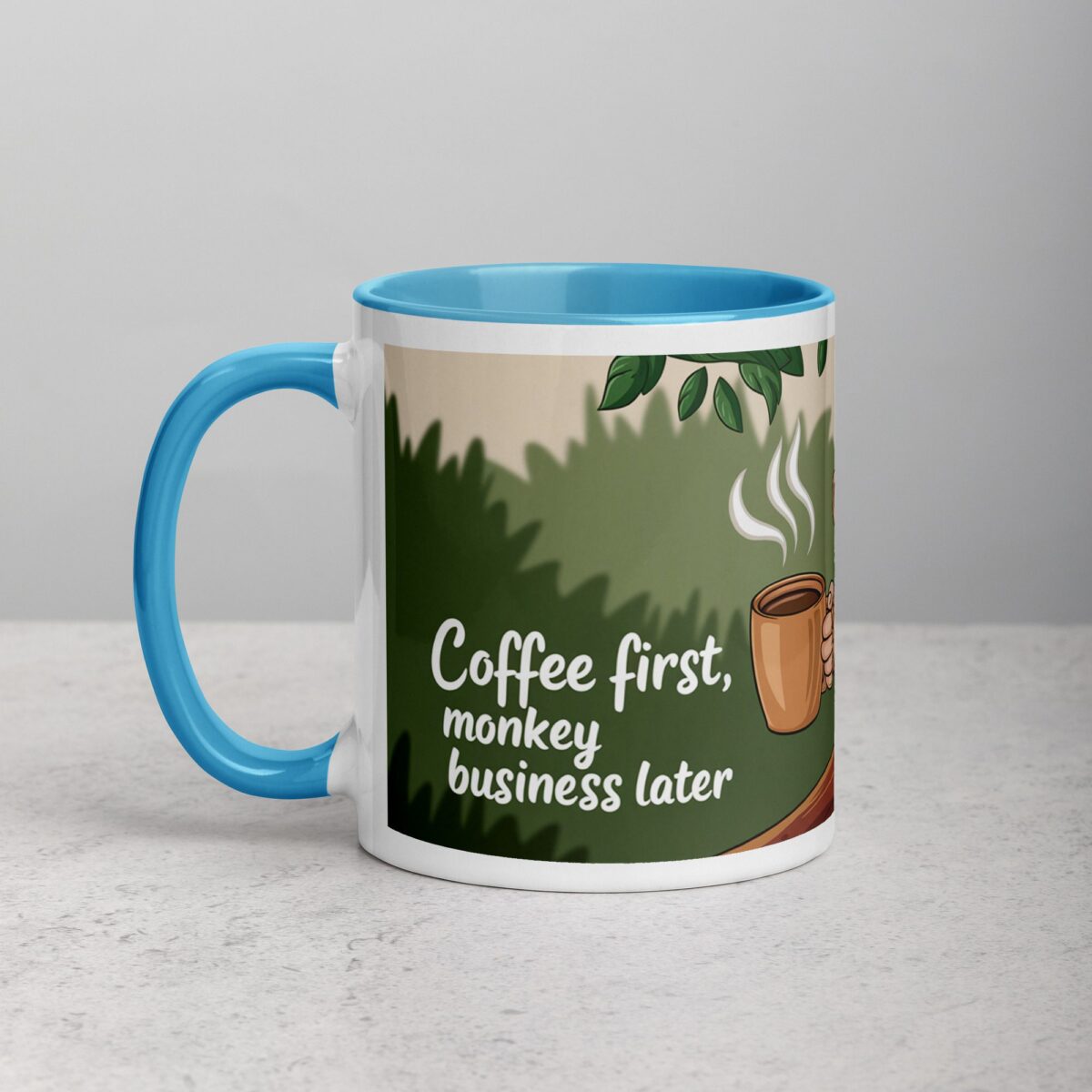 Coffee First, Monkey Business Later Mug - Image 14