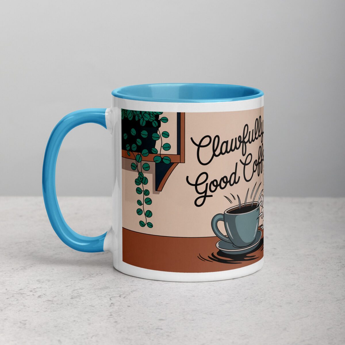 Clawfully Good Coffee Cat Mug - Image 14