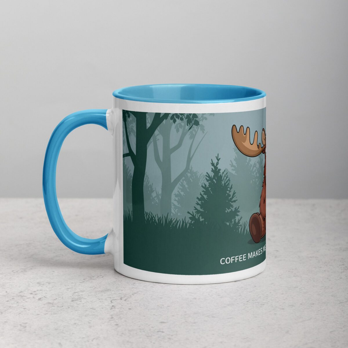 Coffee Makes Me Less of a Moose-ter Mug - Image 14