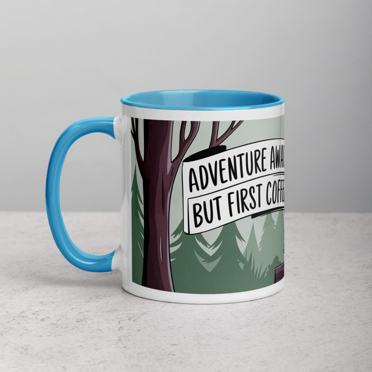 Adventure Awaits, But First Coffee Moose Mug - Image 14