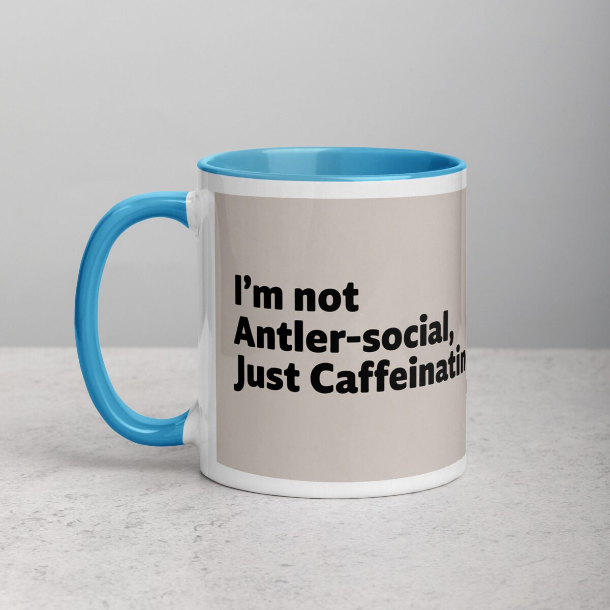 I’m Not Antler-Social, Just Caffeinating Moose Mug - Image 14
