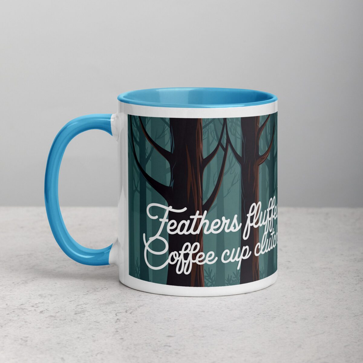 Feathers Fluffed, Coffee Cup Clutched Owl Mug - Image 14