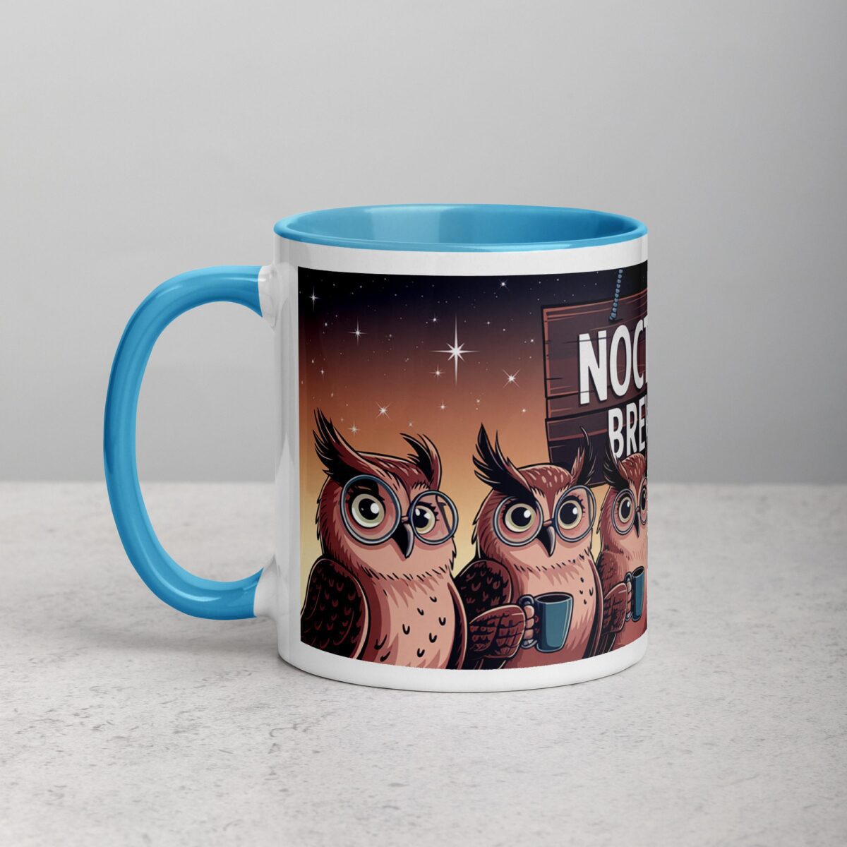 Nocturnal Brew Crew Owl Mug - Image 14