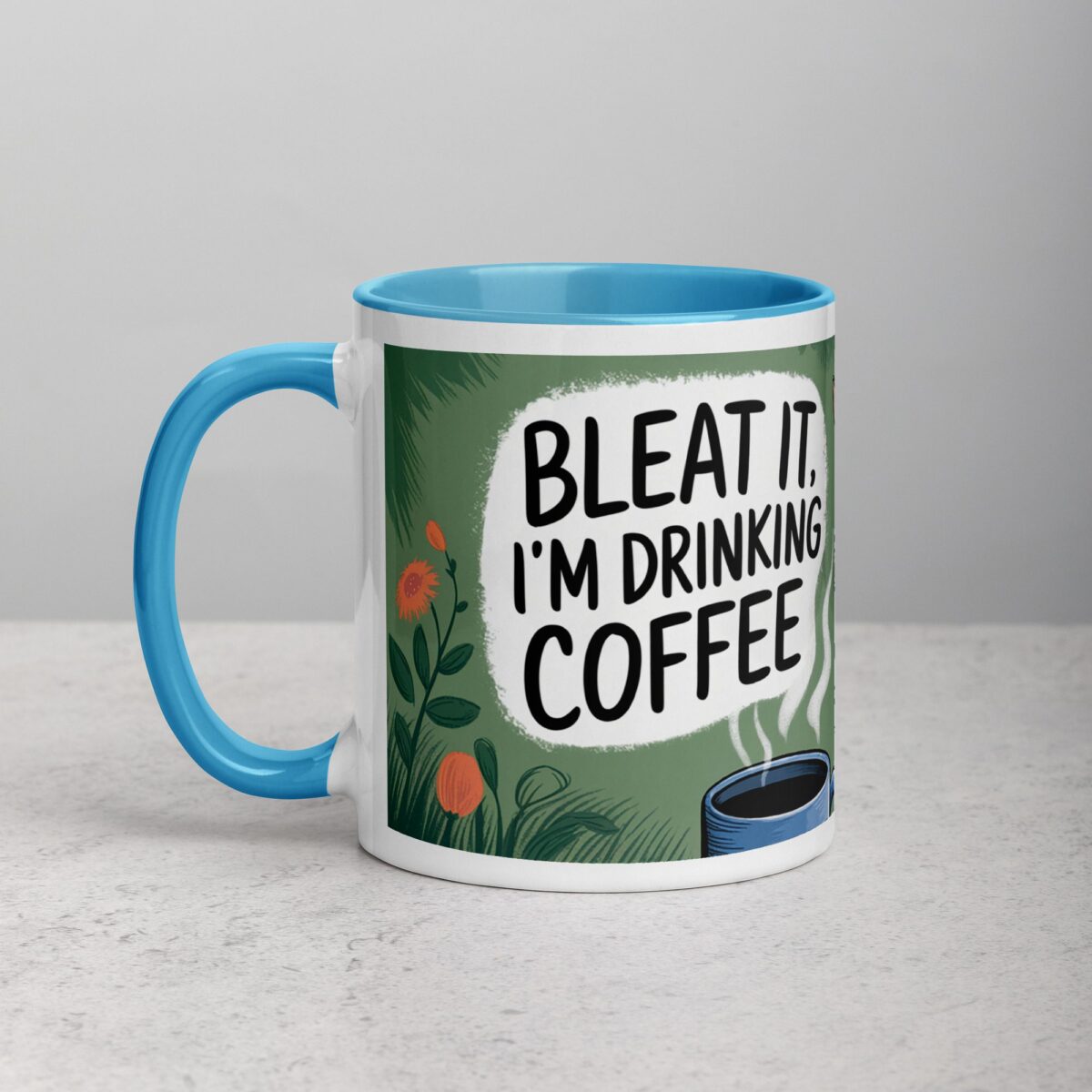 Bleat It, I’m Drinking Coffee Goat Mug - Image 14