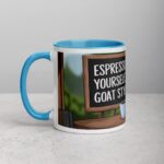 Espresso Yourself, Goat Style Coffee Mug - Image 14