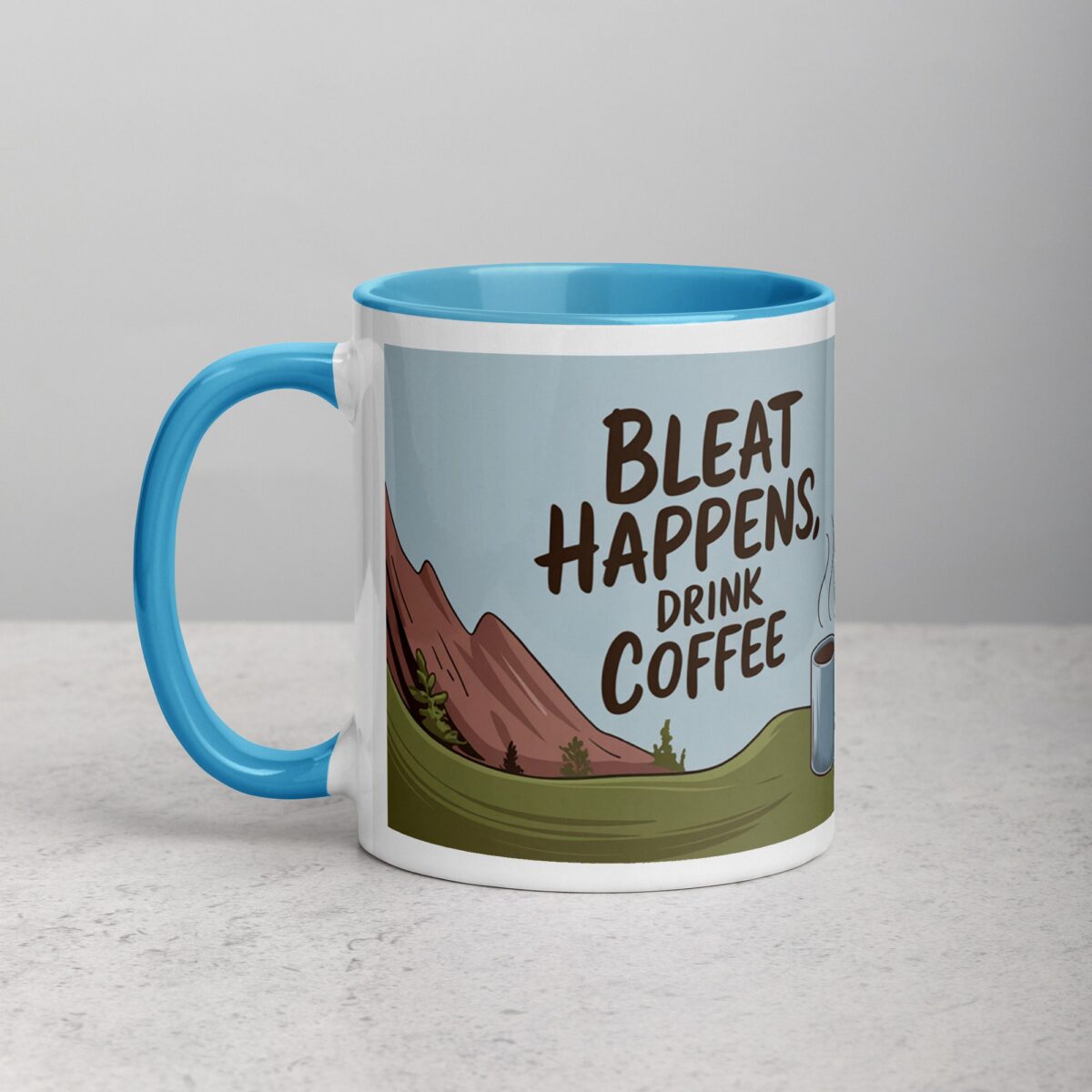 Bleat Happens, Drink Coffee Goat Mug - Image 14