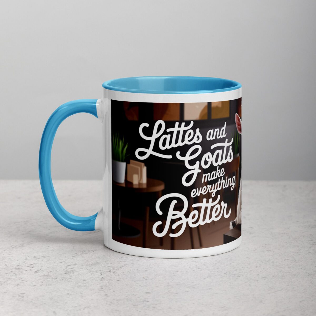 Lattes and Goats Make Everything Better Mug - Image 14
