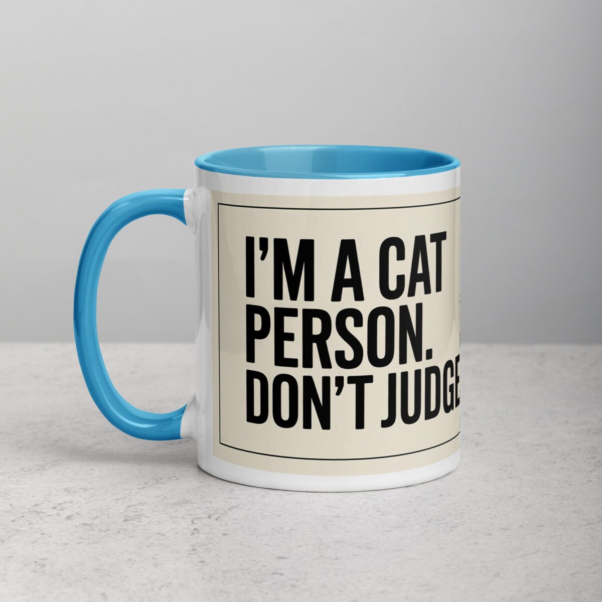 I’m a Cat Person. Don’t Judge Me Mug - Image 14
