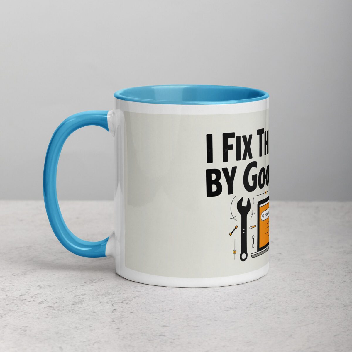 I Fix Things... By Googling It Dad Coffee Mug - Image 14
