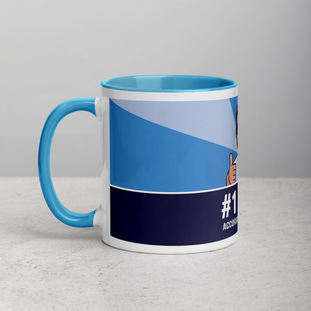 #1 Dad (According to Myself) Coffee Mug - Image 14