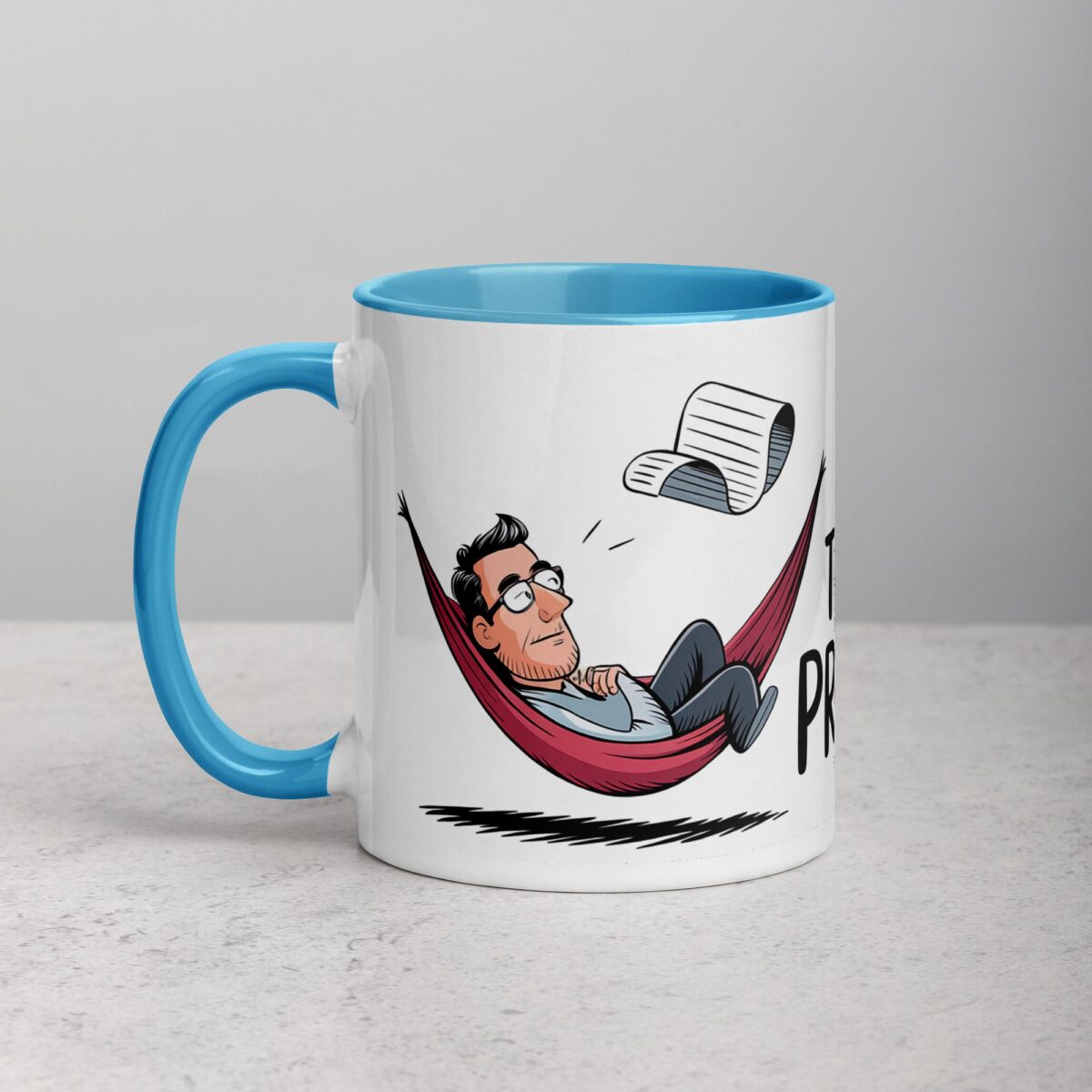 I Put the Pro in Procrastinate Dad Mug - Image 14