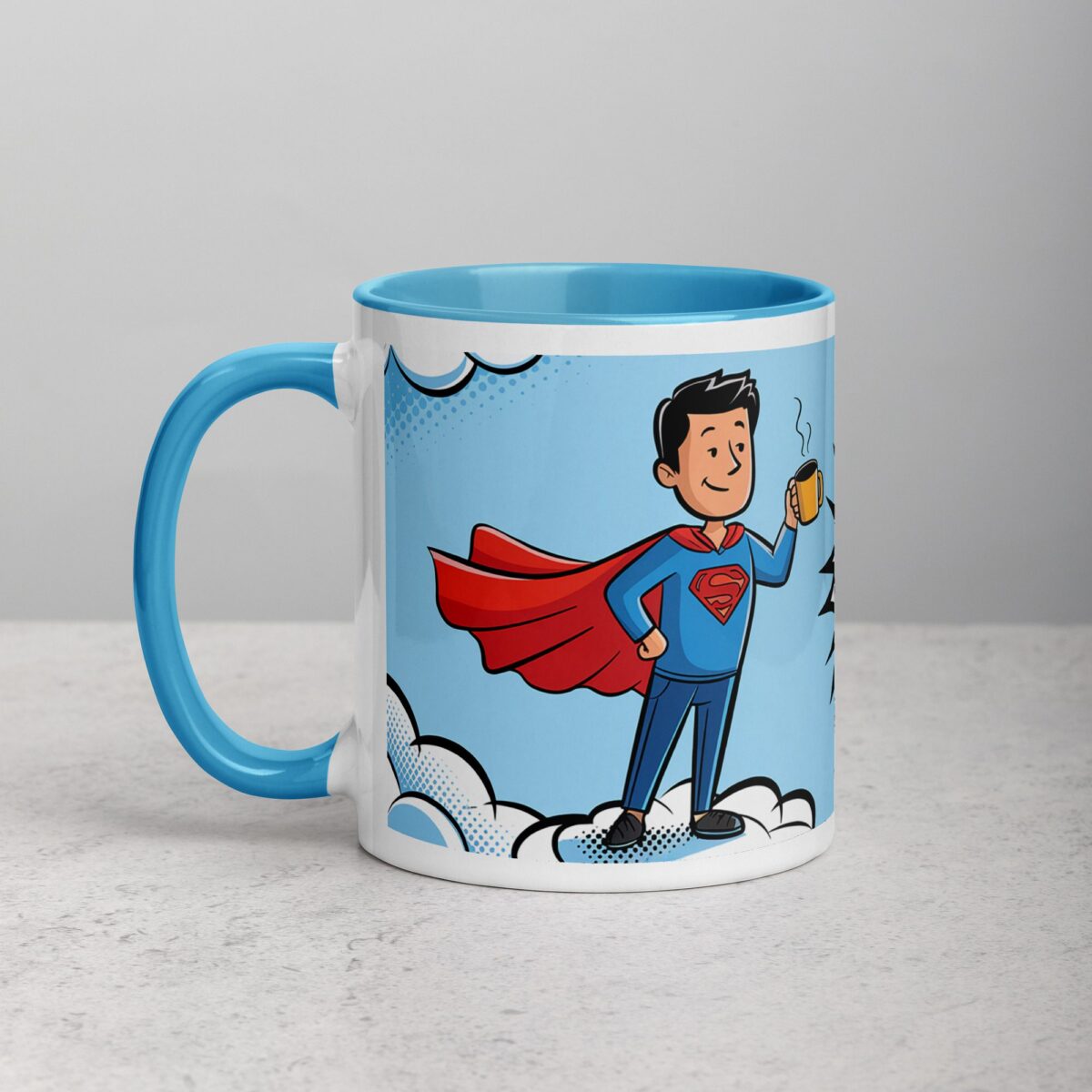 Super Dad Superhero Coffee Mug - Image 14