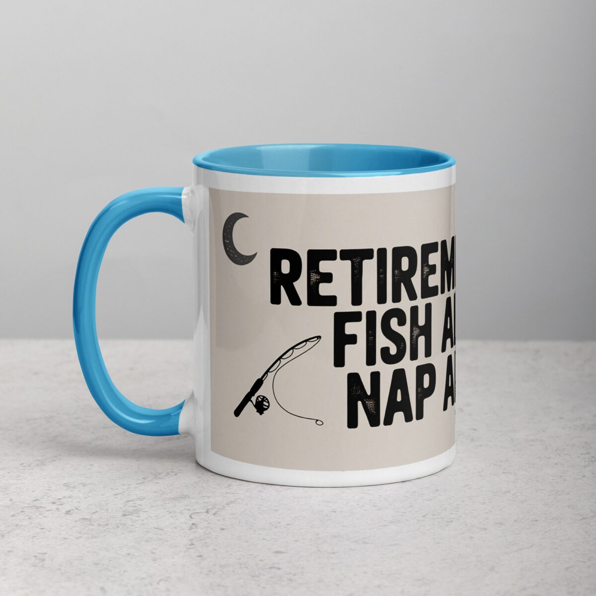 Retirement Plan: Fish All Day, Nap All Night Mug - Image 14