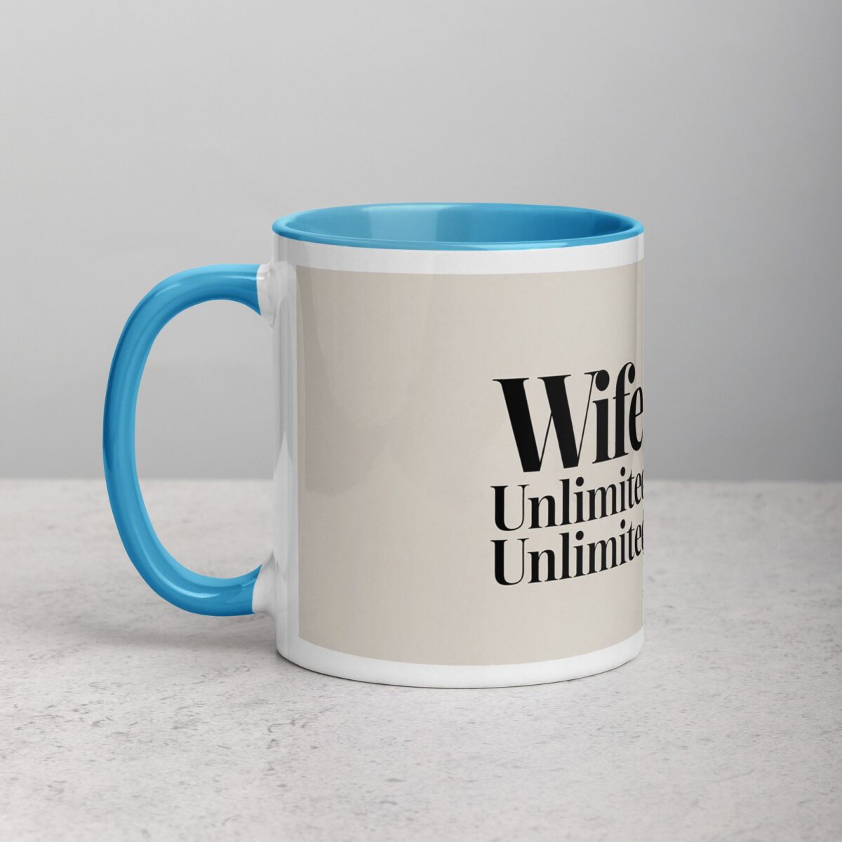 Wife: Unlimited Love, Unlimited Shopping Coffee Mug - Image 14