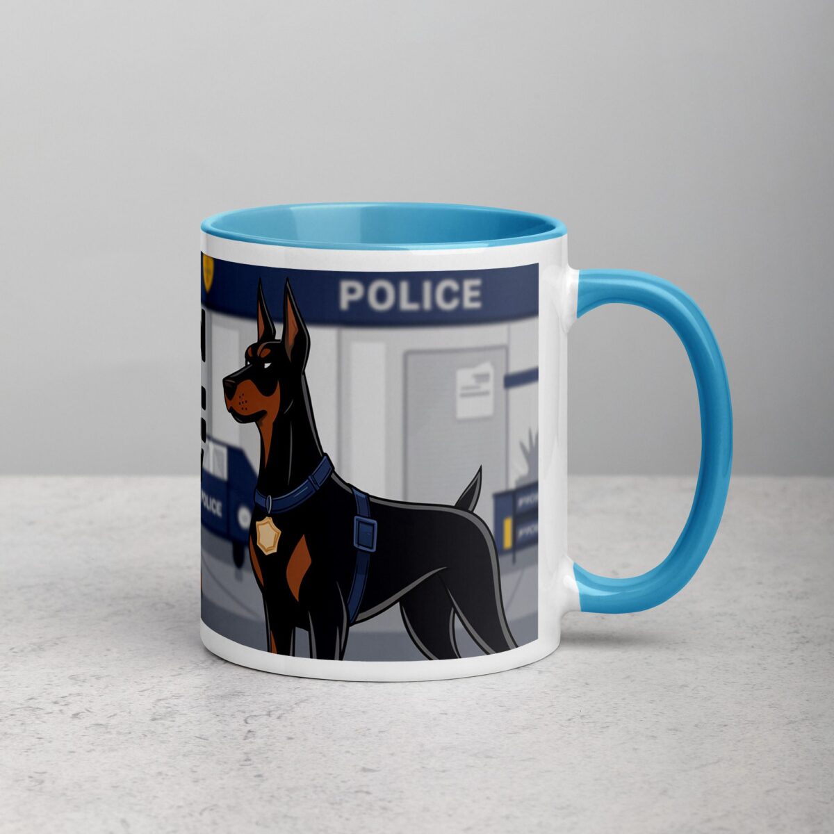 Doberman Patrol: Always on Duty Coffee Mug & Tea Cup - Image 15
