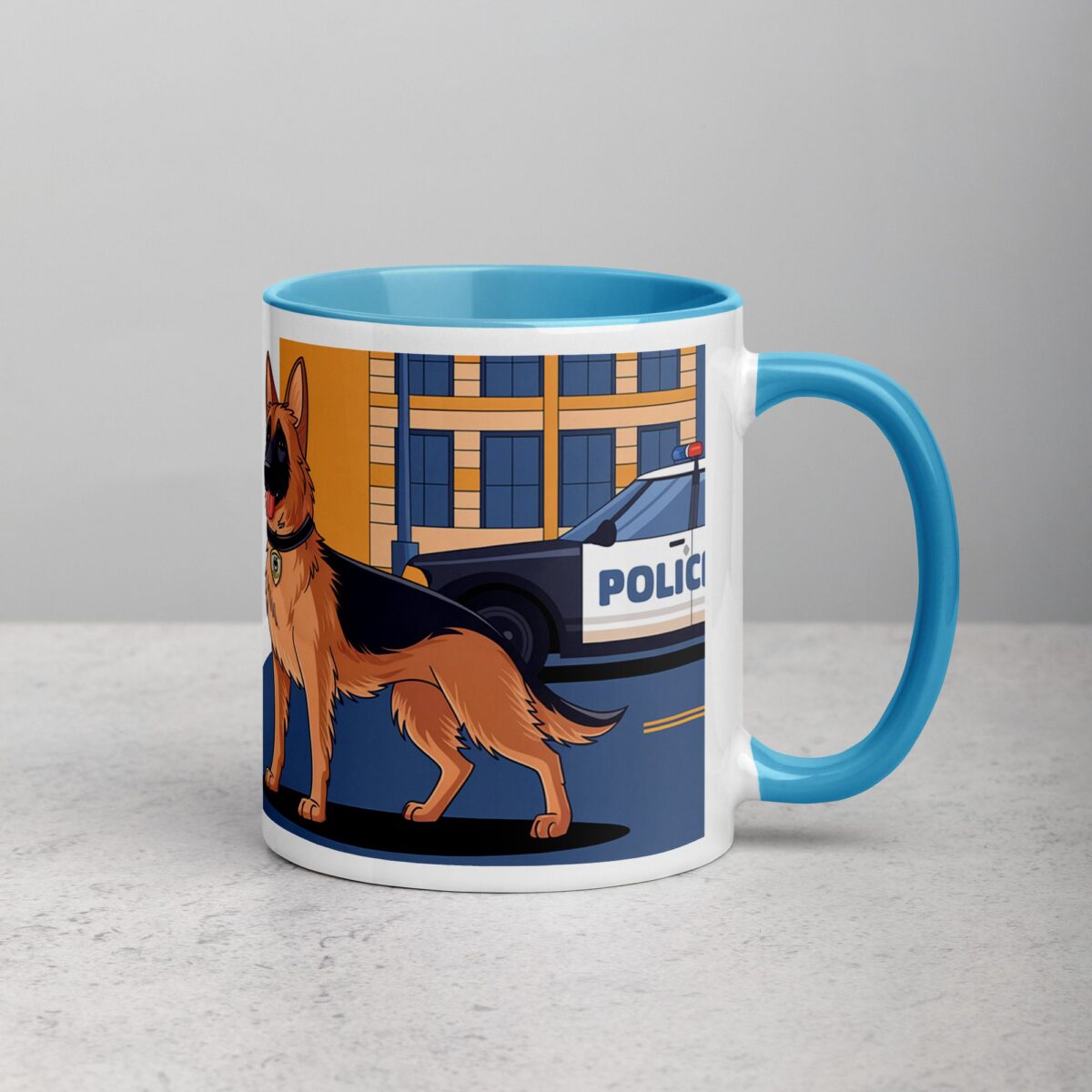 German Shepherd Patrol: Always on Duty Coffee Mug - Image 15