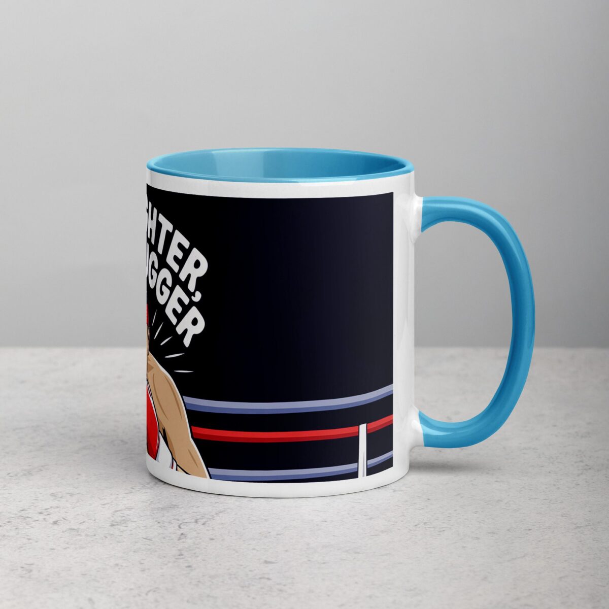 I’m a Fighter, Not a Hugger Boxing Mug - Image 15