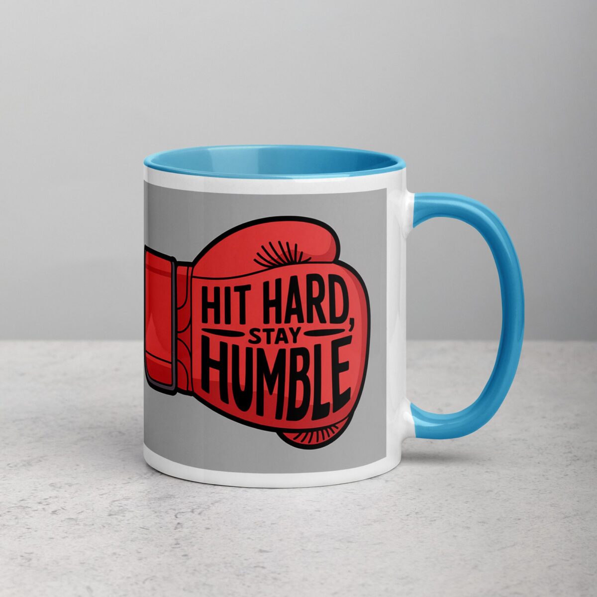 Hit Hard, Stay Humble Boxing Mug - Image 15