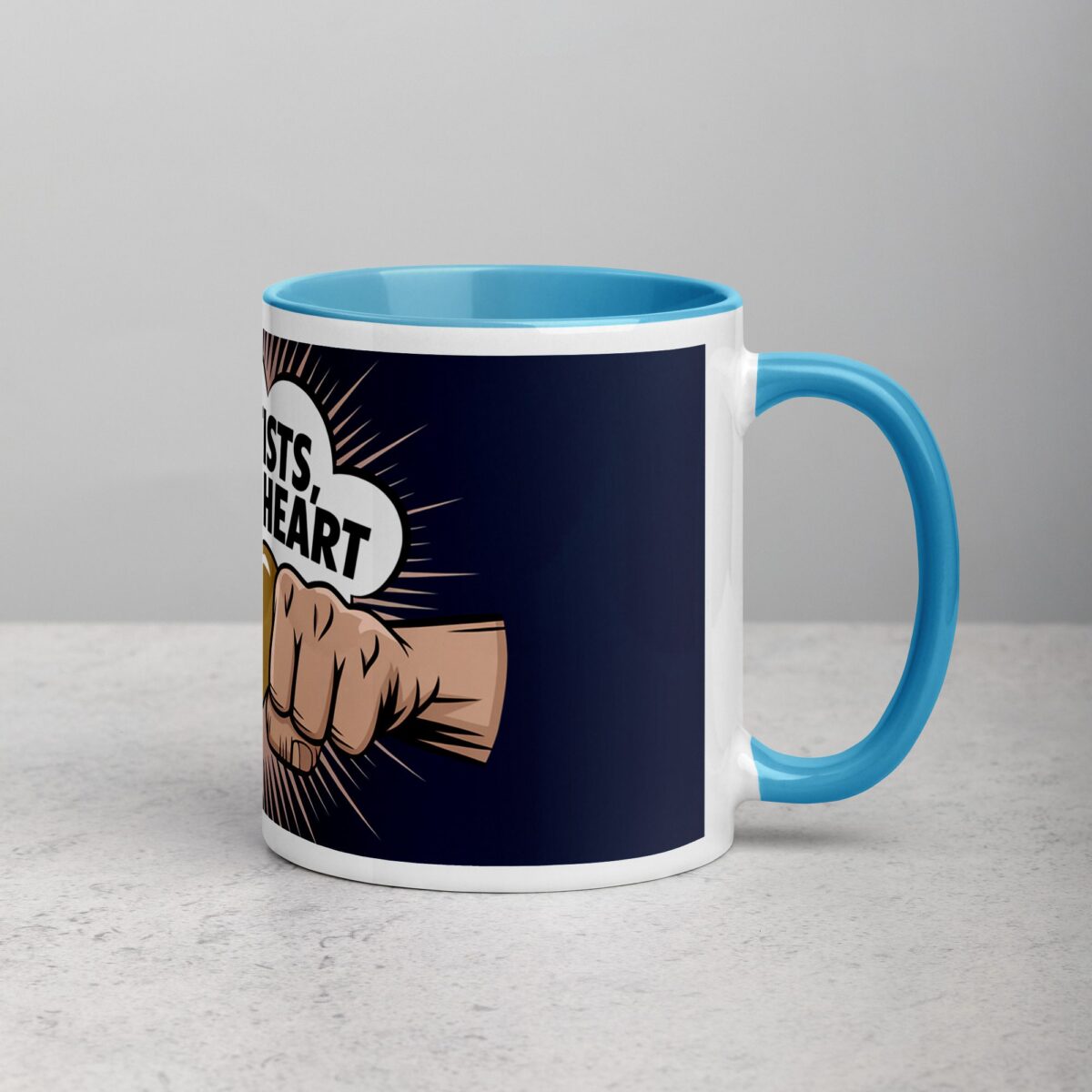 Iron Fists, Golden Heart Boxing Mug - Image 15