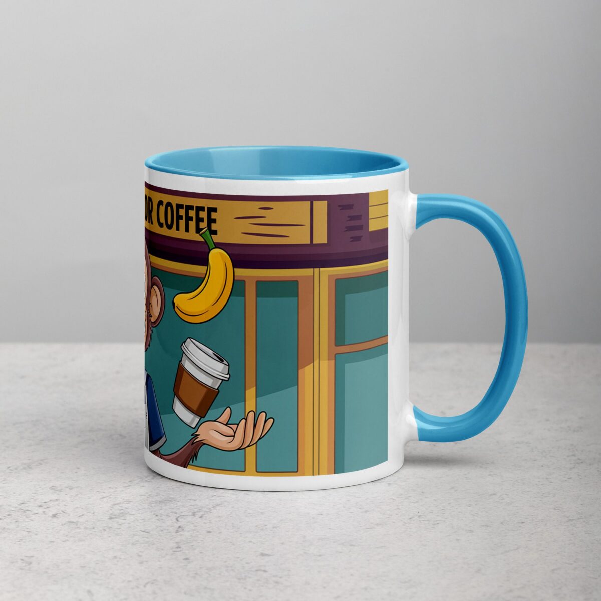 Go Bananas for Coffee Monkey Mug - Image 15