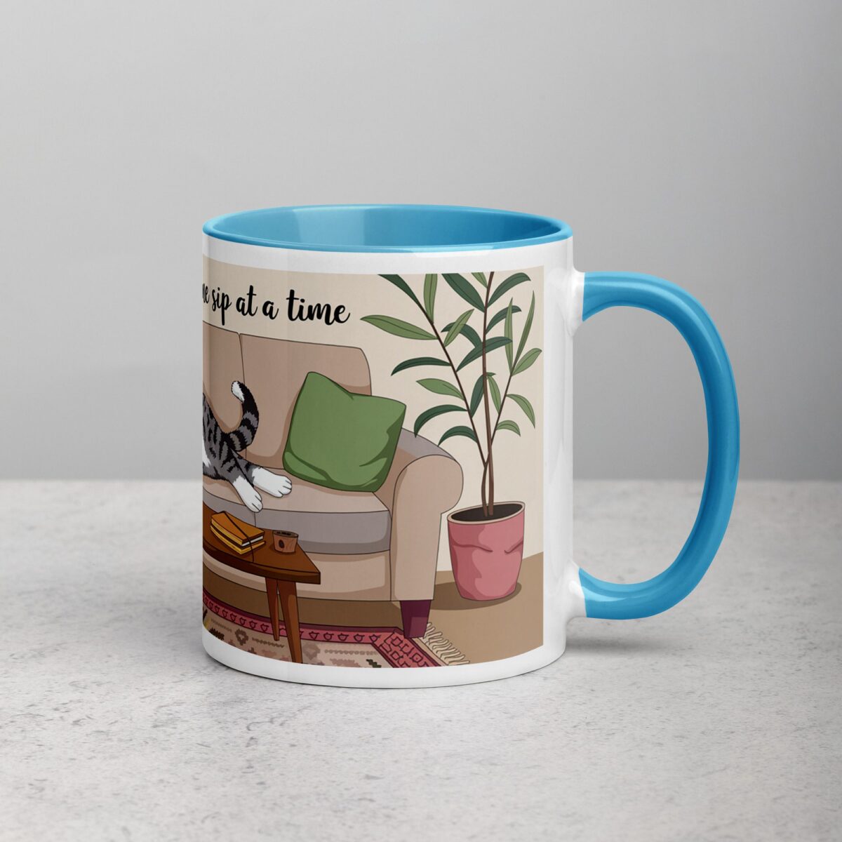 Feline Fine, One Sip at a Time Cat Mug - Image 15