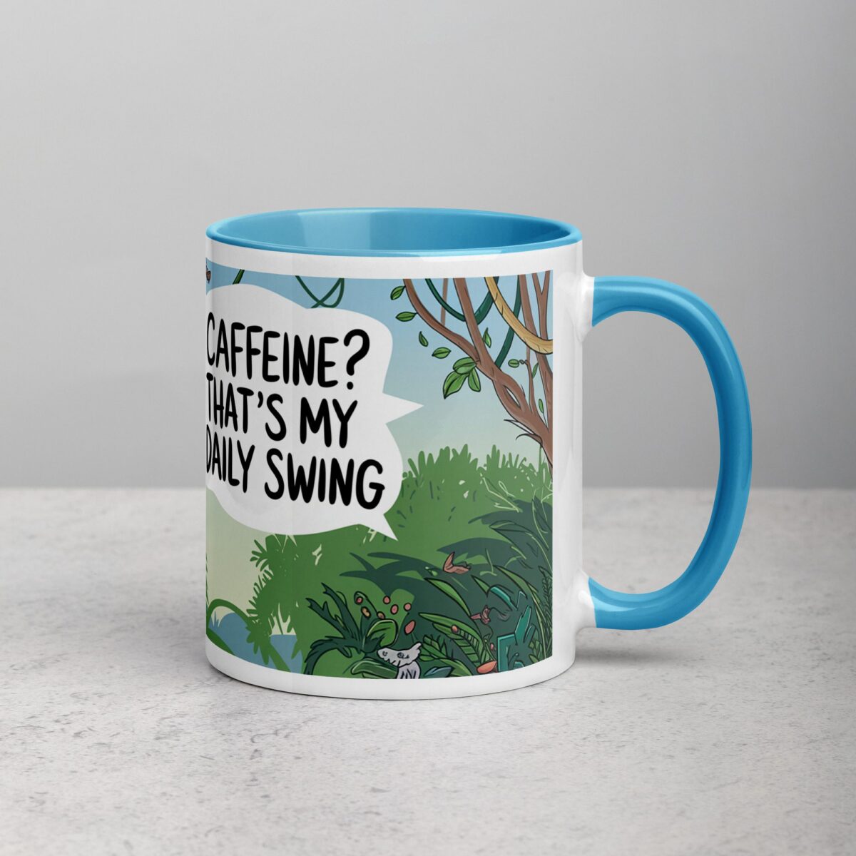 Caffeine? That’s My Daily Swing Monkey Mug - Image 15