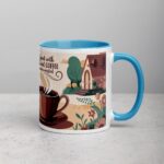 Time Spent with Cats and Coffee Is Never Wasted Mug - Image 15