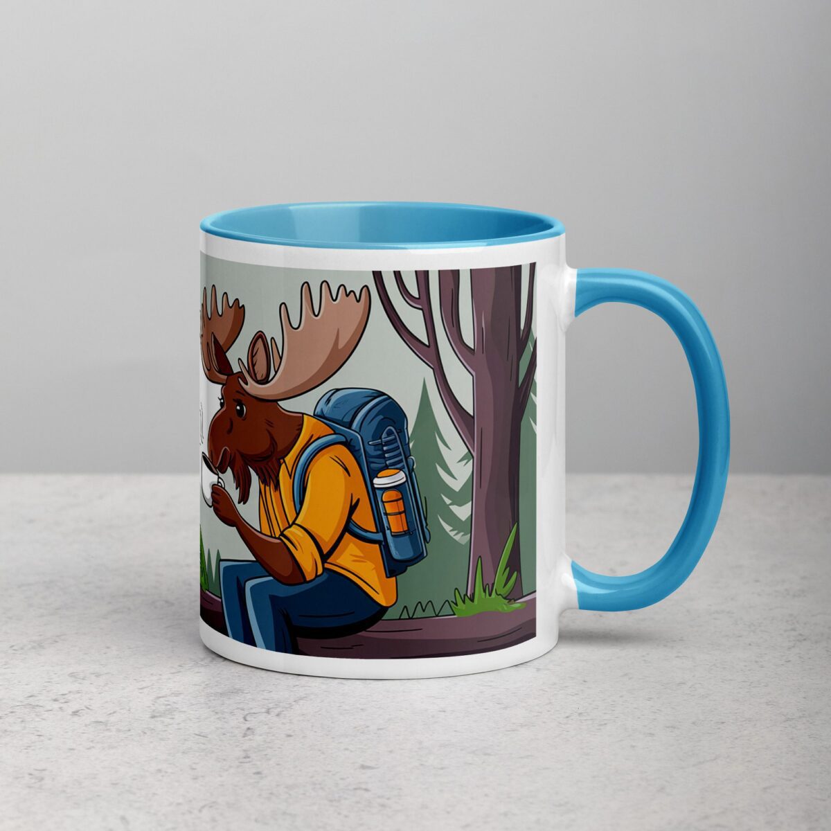 Adventure Awaits, But First Coffee Moose Mug - Image 15