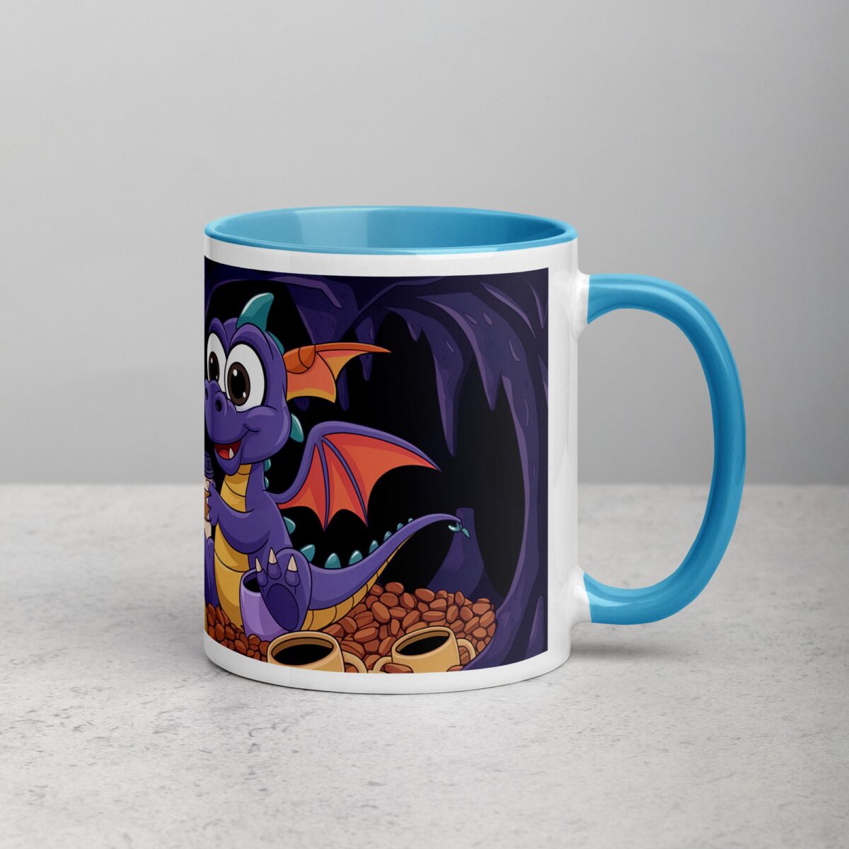 Dragons Love Coffee Too Mug - Image 15