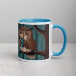 Feathers Fluffed, Coffee Cup Clutched Owl Mug - Image 15