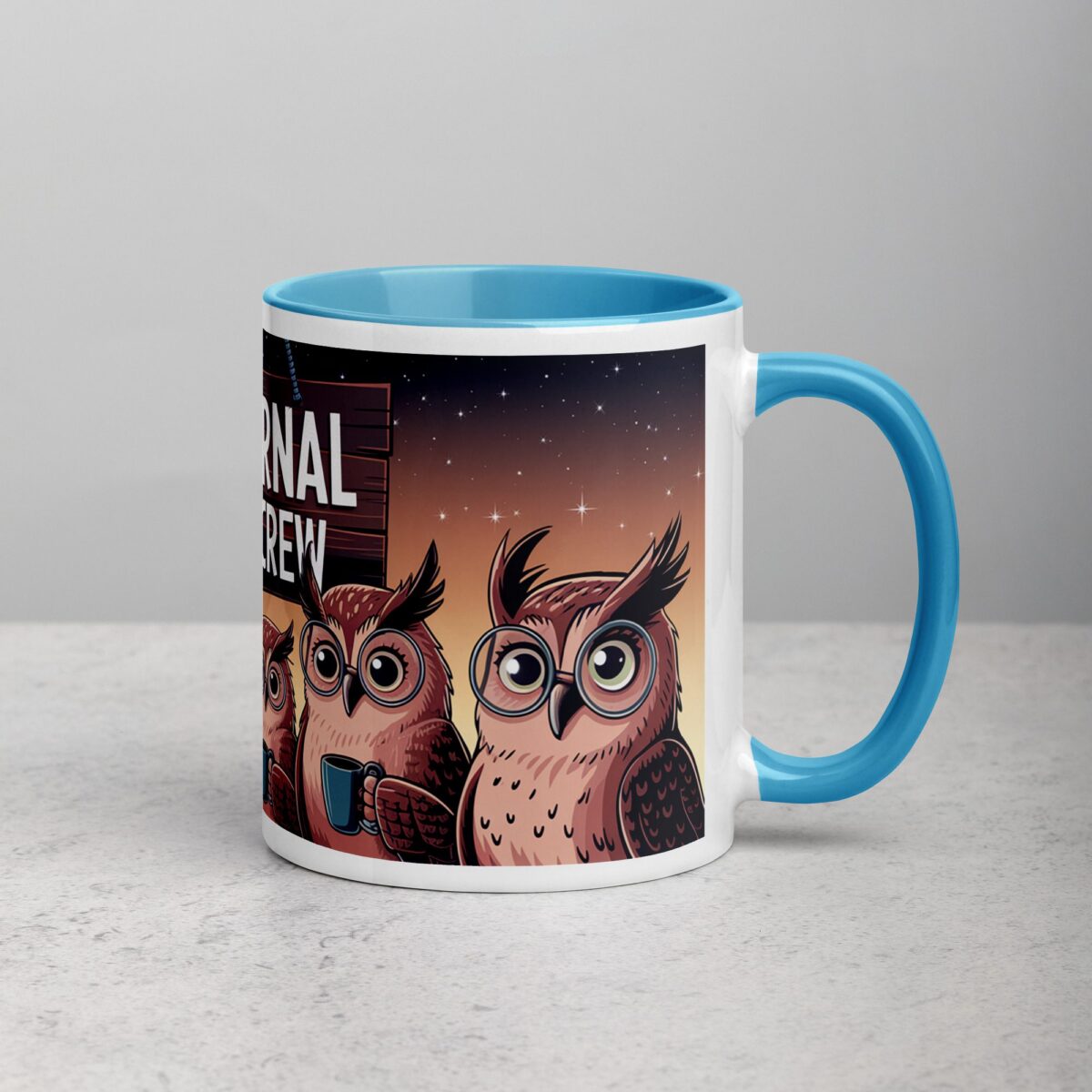 Nocturnal Brew Crew Owl Mug - Image 15