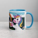 Powered by Rainbows and Caffeine Unicorn Mug - Image 15