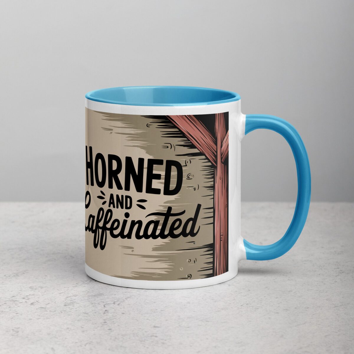 Horned and Caffeinated Goat Coffee Mug - Image 15