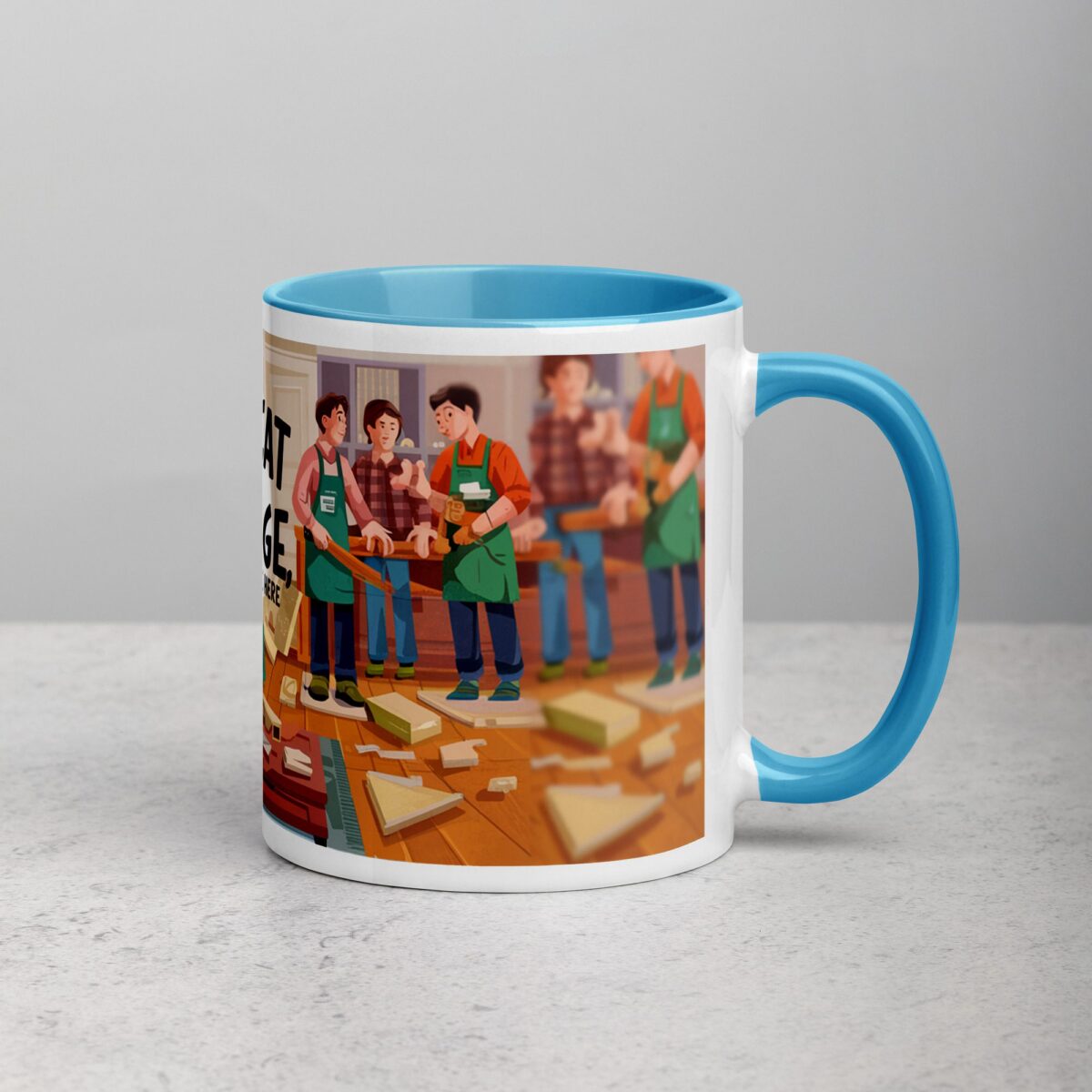 The Cat Is in Charge, We Just Live Here Mug - Image 15