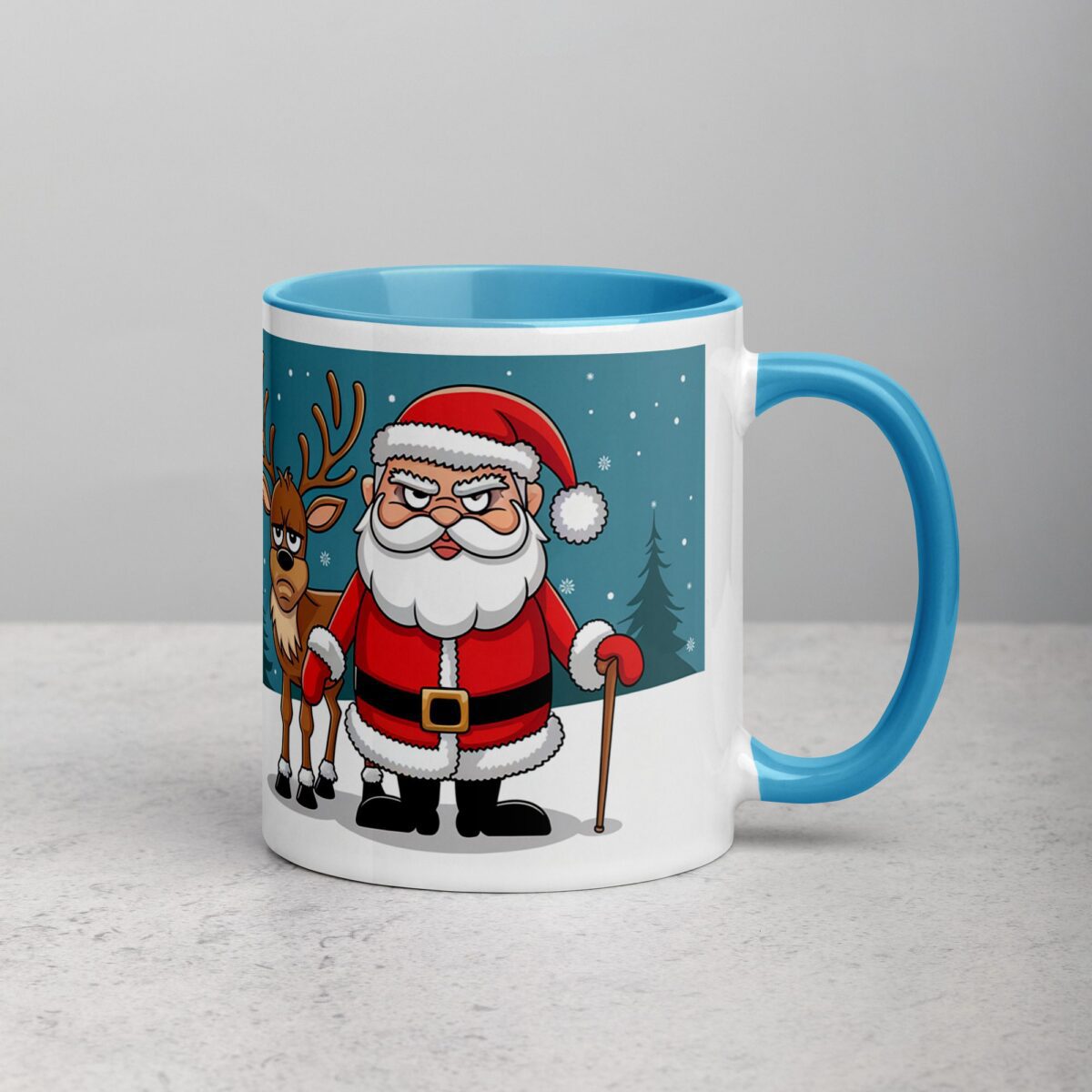 Santa Doesn’t Believe in You Either Christmas Mug - Image 15